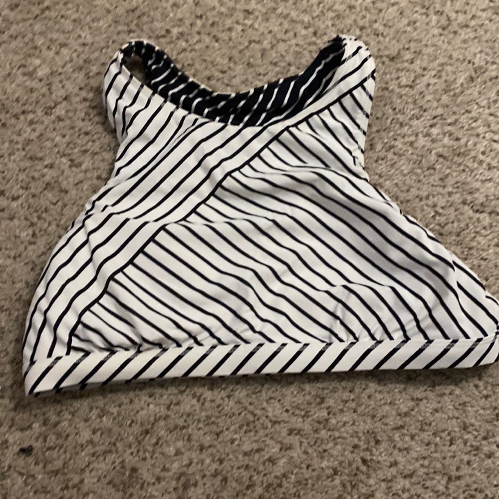Reversible swim top